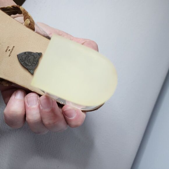 Ritch Erani NYFC Women Size 41 Clear Brown Velvet-Re Ankle Tie Not Included NWOT - Picture 5 of 6